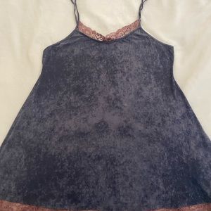 LOGO by Lori Goldstein tank/cami grey